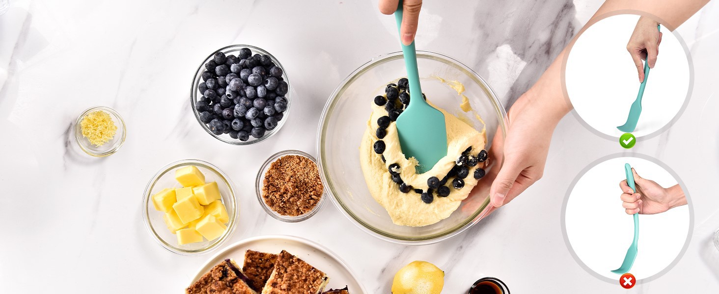 silicone spatula set